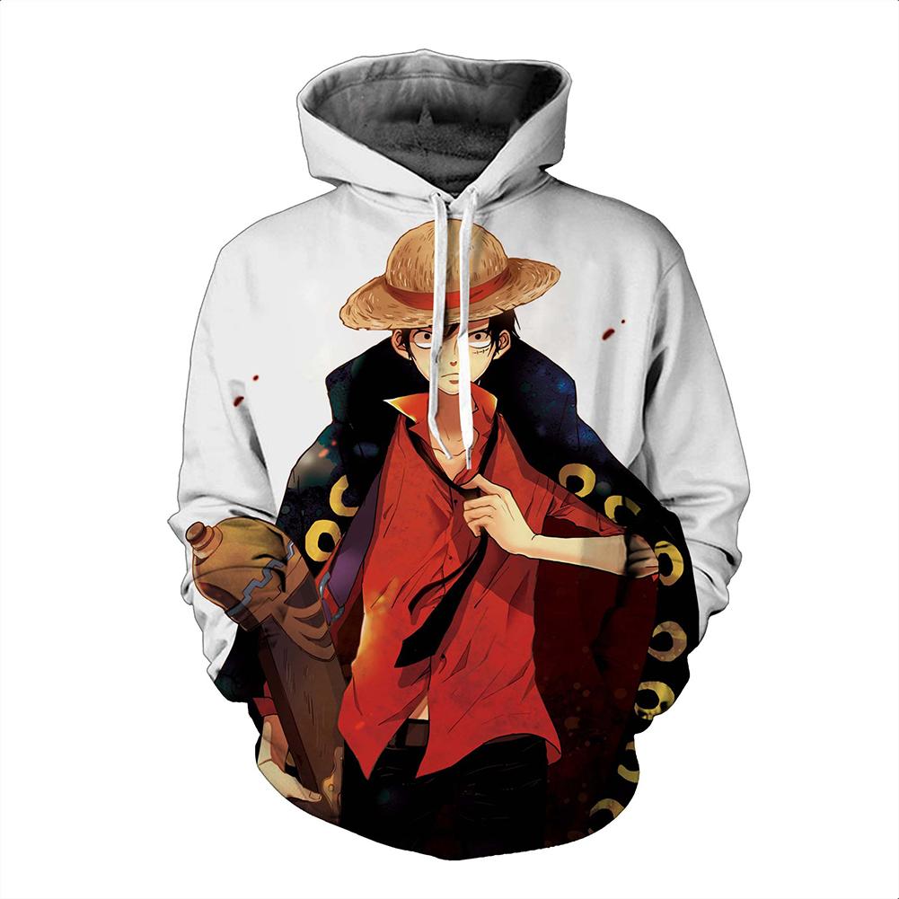 One Piece Hoodie - Monkey D. Luffy Pullover 3D Hoodie