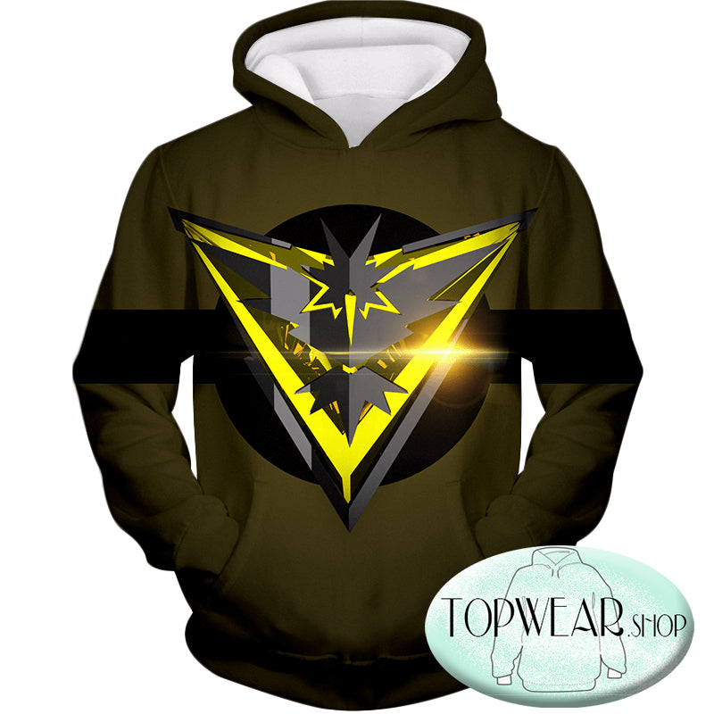 Pokemon Hoodies - Zapdos Pokemon Cool Logo Hoodie