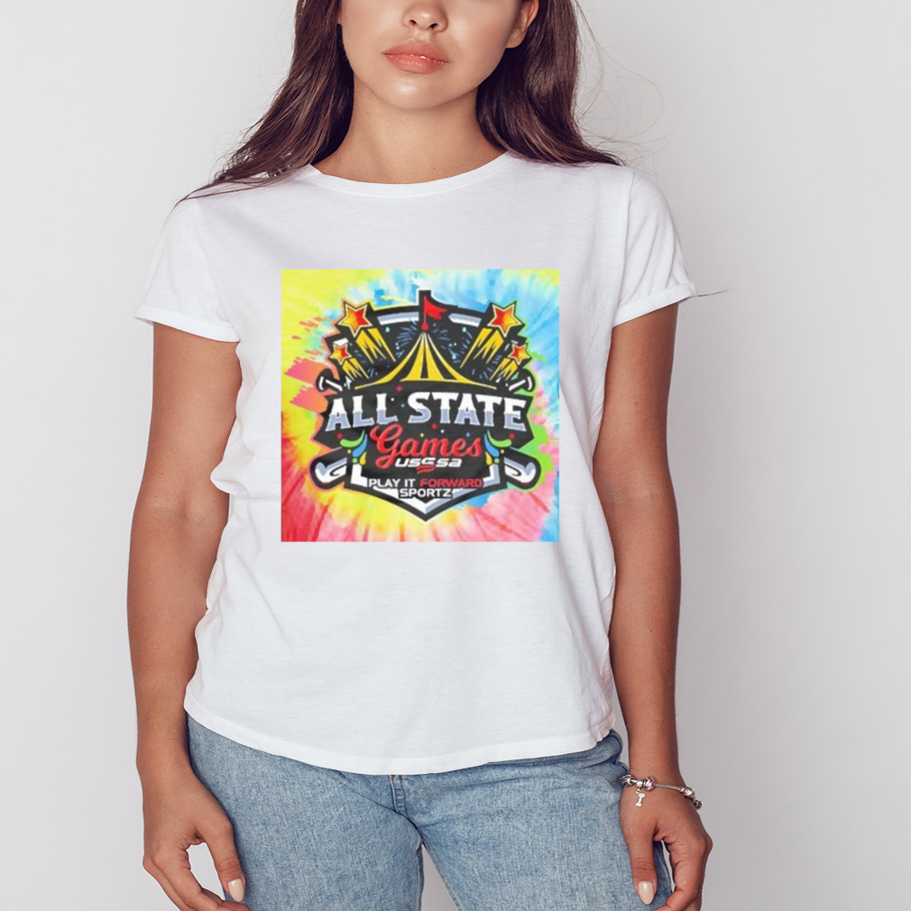 usssa all state games lissa play it forward sportz poster shirt 2 Women's shirt