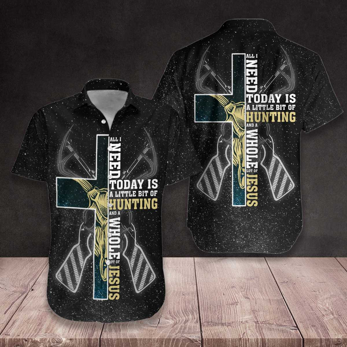A Little Bit Of Hunting Hawaiian Shirts
