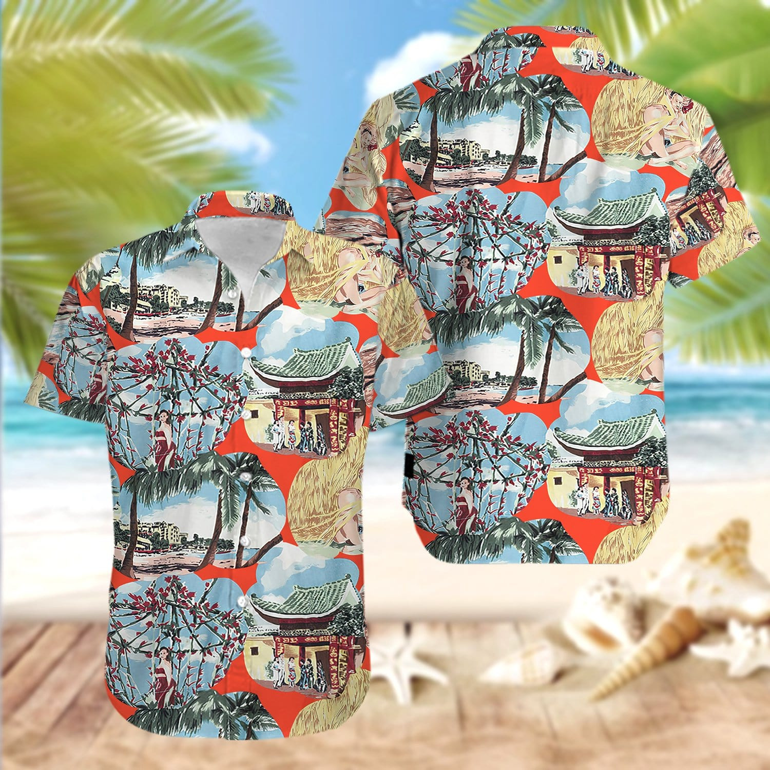 Ace Ventura Vibe Jim Carreys Hawaiian Aloha Shirts Kv