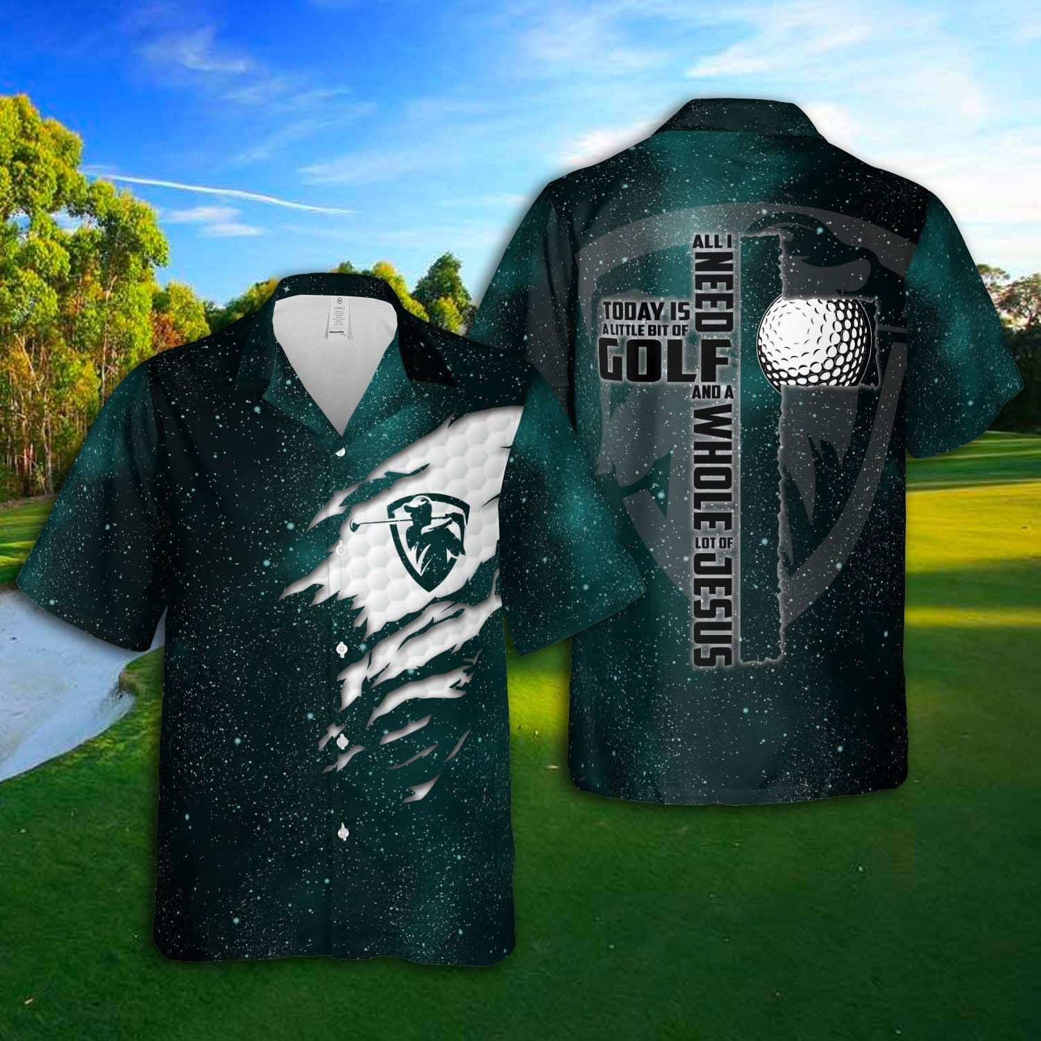 All I Need Today Is A Little Bit Of Golf Hawaiian Aloha Shirts