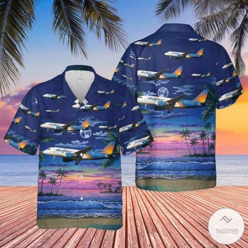Allegiant Air Airbus A319-111 Aloha Hawaiian Shirts Or Shorts