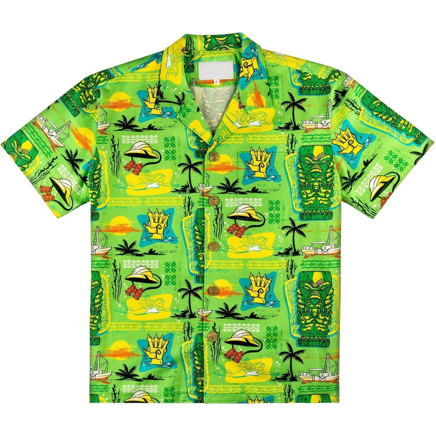Amazing Gill Man Vintage Hawaiian Aloha Shirts H