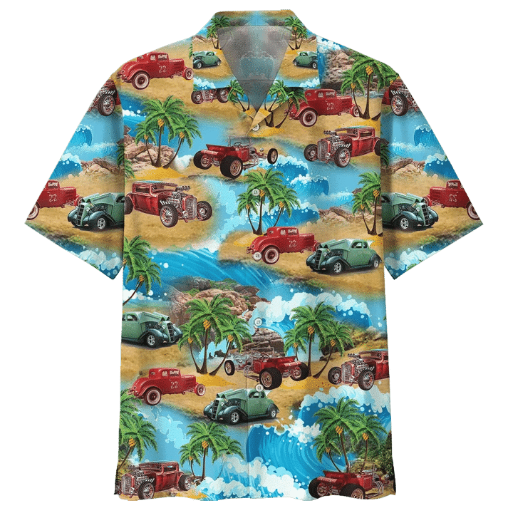 Amazing Island Hot Rod Hawaiian Aloha Shirts