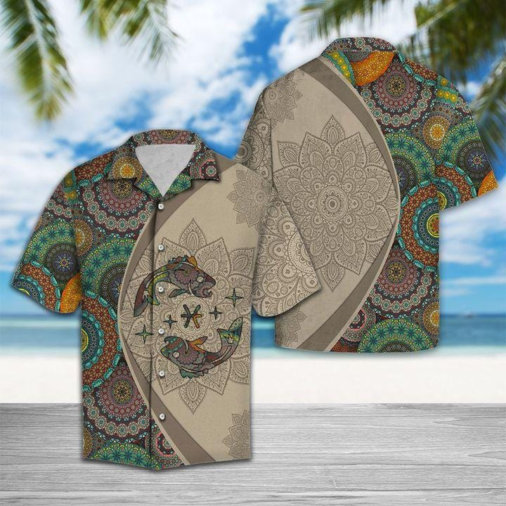 Amazing Pisces Mandala Unisex Hawaiian Shirts