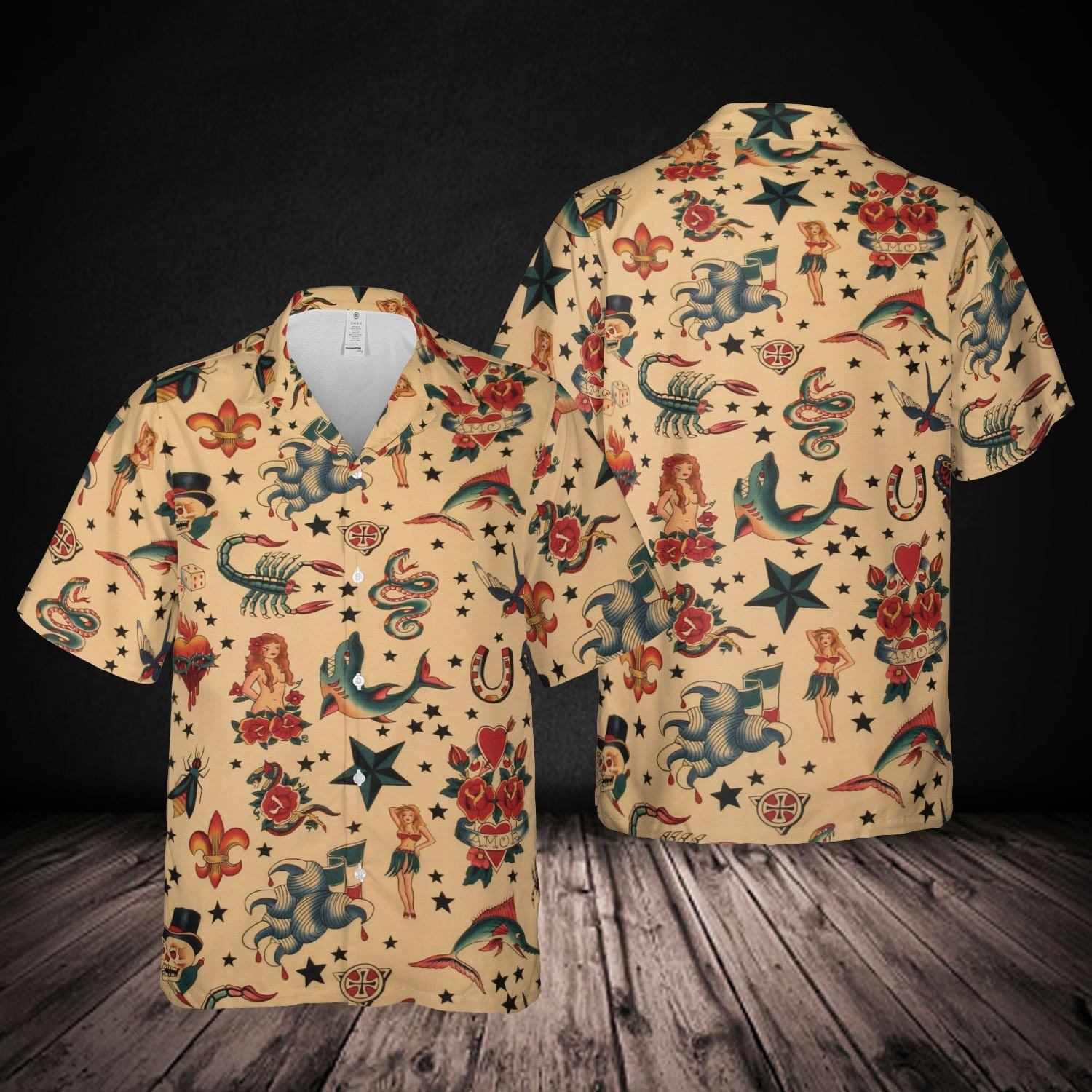Amazing Tattoo Pattern Hawaiian Shirts 150621H