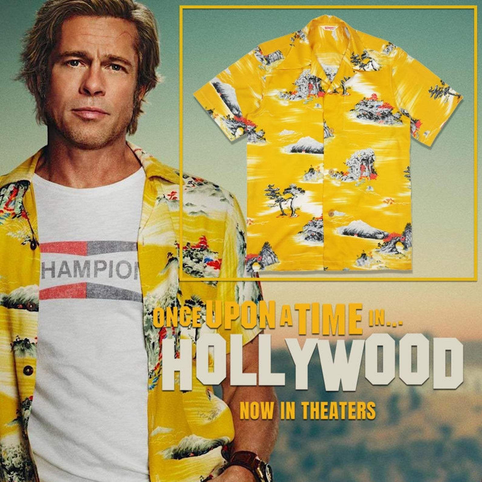 Brad Pitts Tropical Hawaiian Aloha Shirts 1808Dh