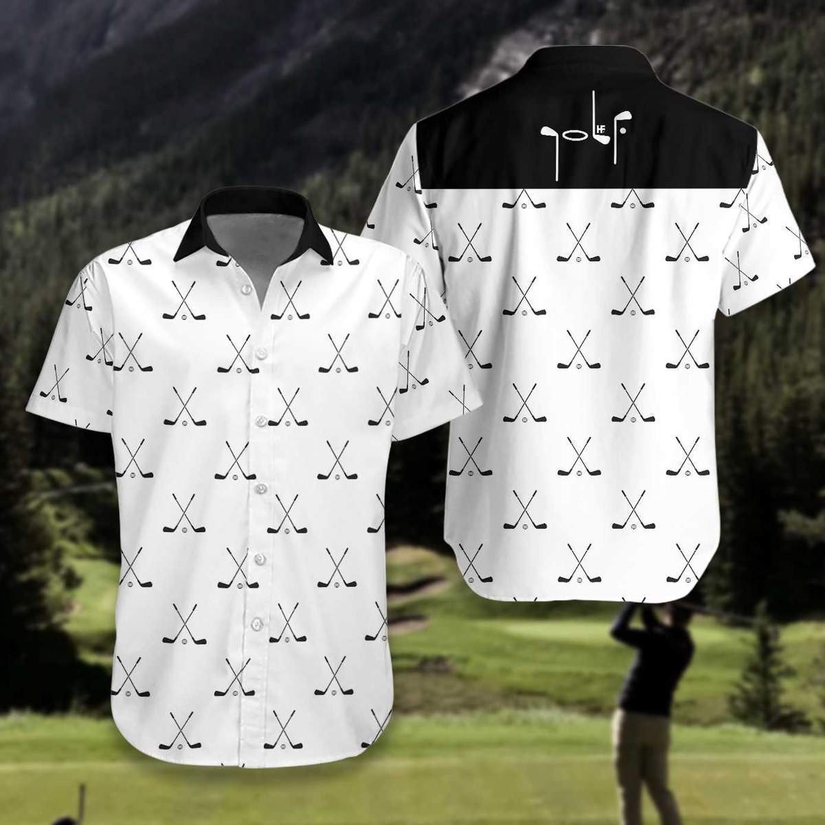 Bw Cross Golf Unisex Hawaiian Shirts