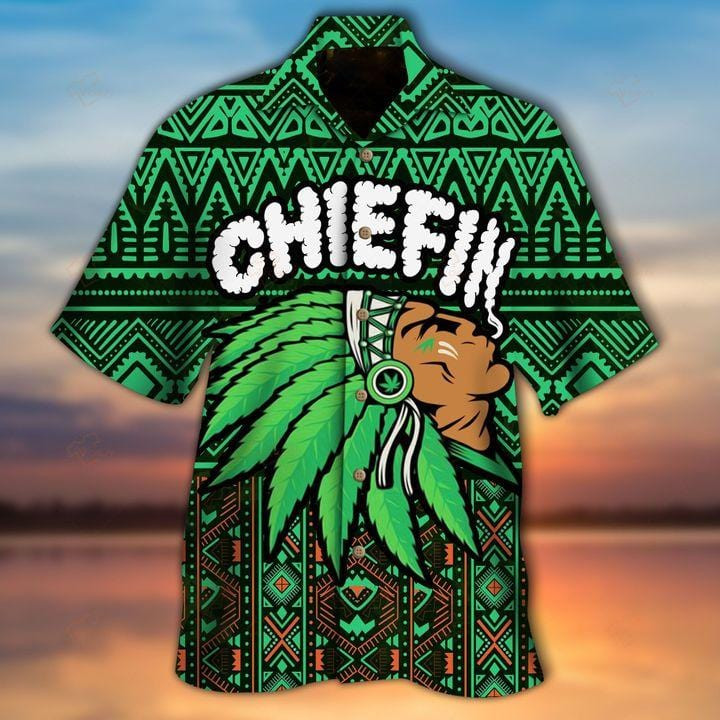 Chiefin Native American Hawaiian Shirts Dh