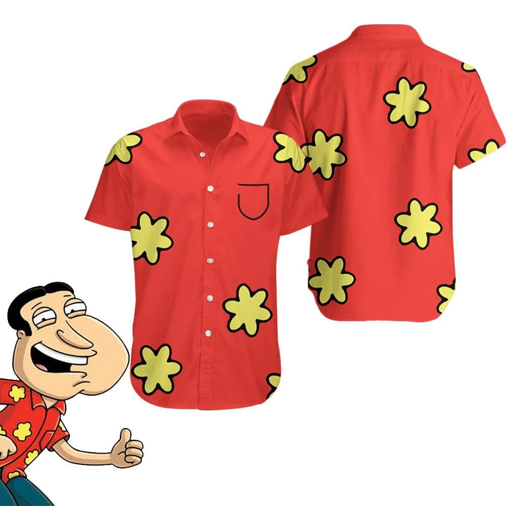 Family Guy Glenns Hawaiian Aloha Shirts Kv