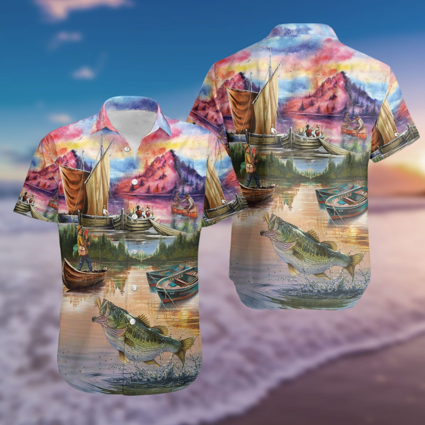 Fish The Beauty Of Fishermans Labor Aloha Hawaiian Shirts 250521H