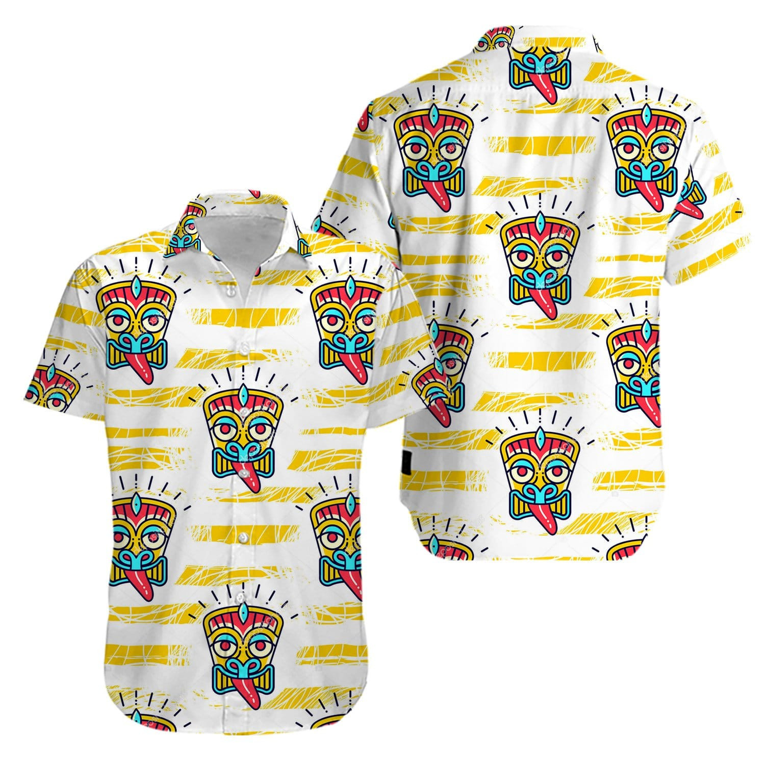 Funny Tiki Aloha Hawaiian Shirts