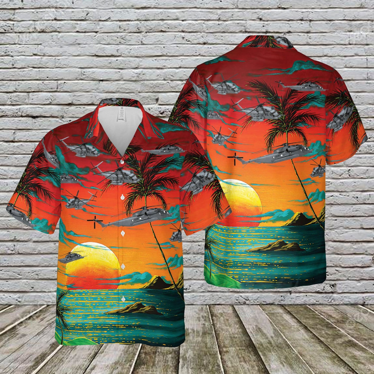 Sikorsky Mh-53 Pave Low Unisex Hawaiian Shirts - Beach Shorts 290621H