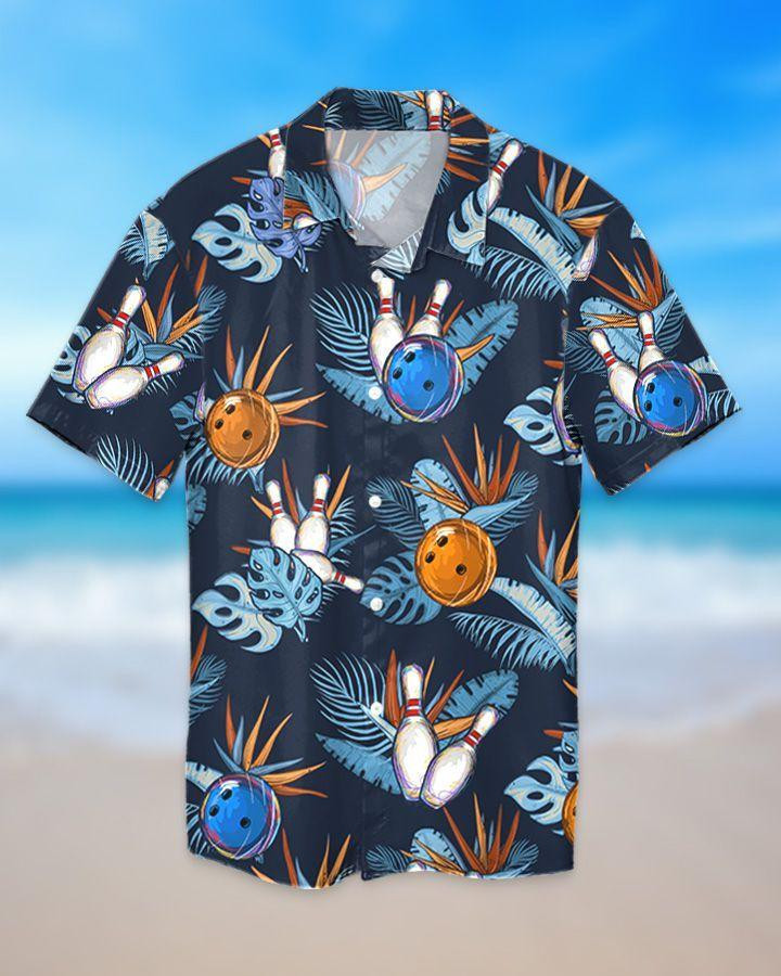 Simple Tropical Bowling Unisex Hawaiian Shirts - Beach Shorts