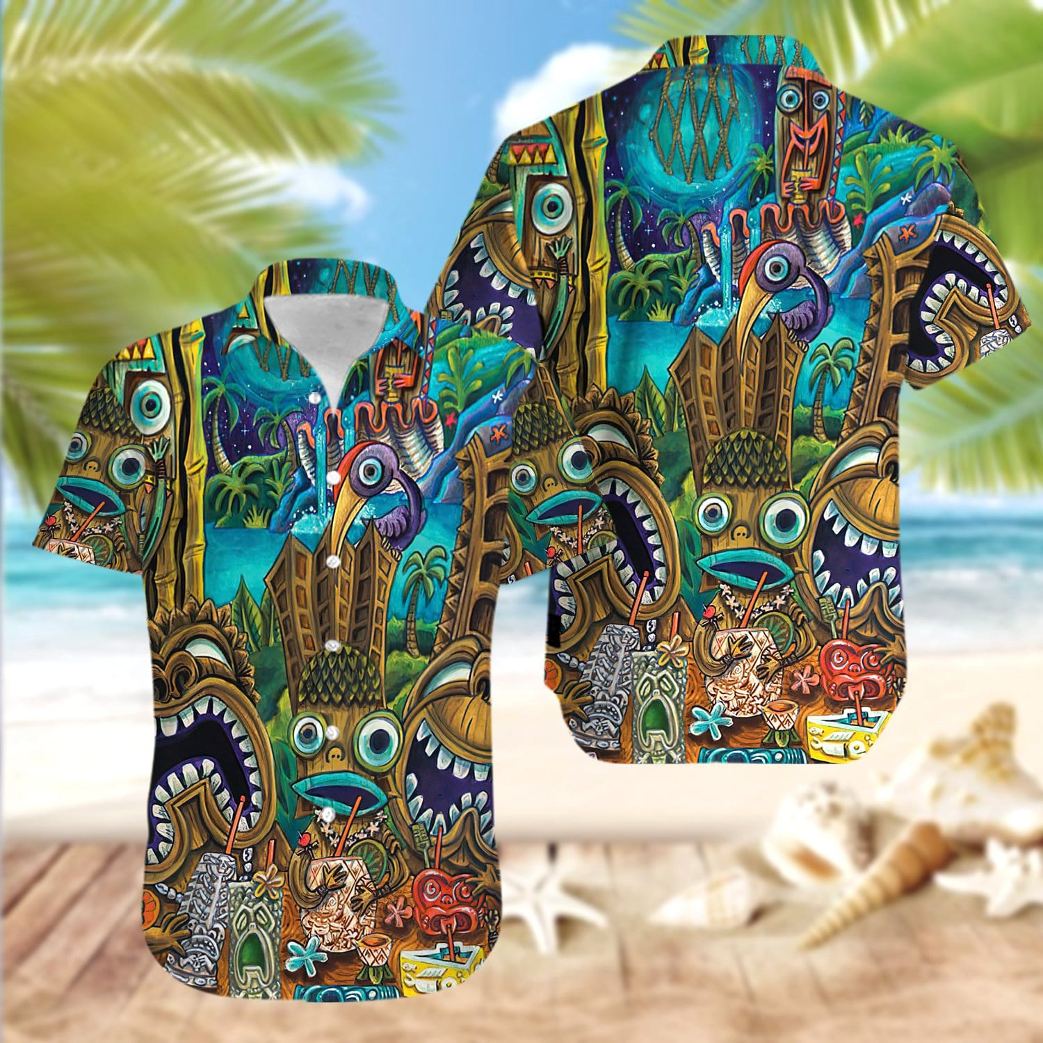 Tiki Tiki Tiki Cant You See Unisex Hawaiian Shirts