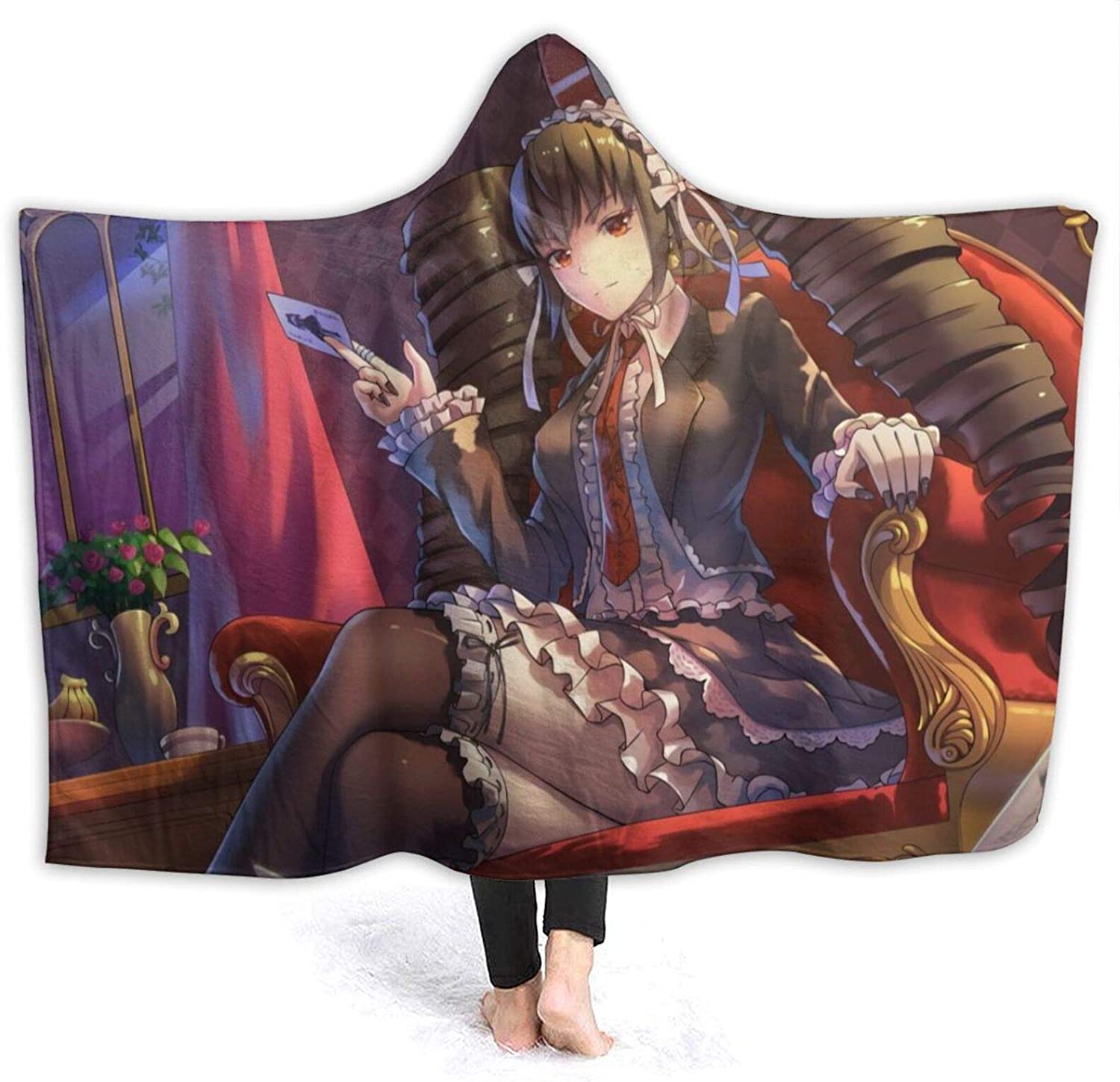 Anime Danganronpa Flannel Hooded Blanket - Warm Blanket