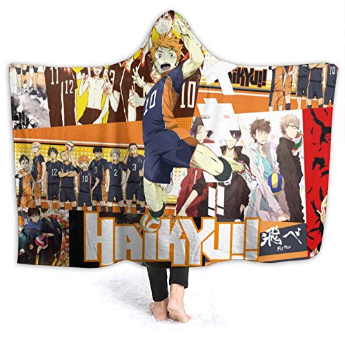 Anime Haikyuu Hinata Shoyo Hooded Blankets