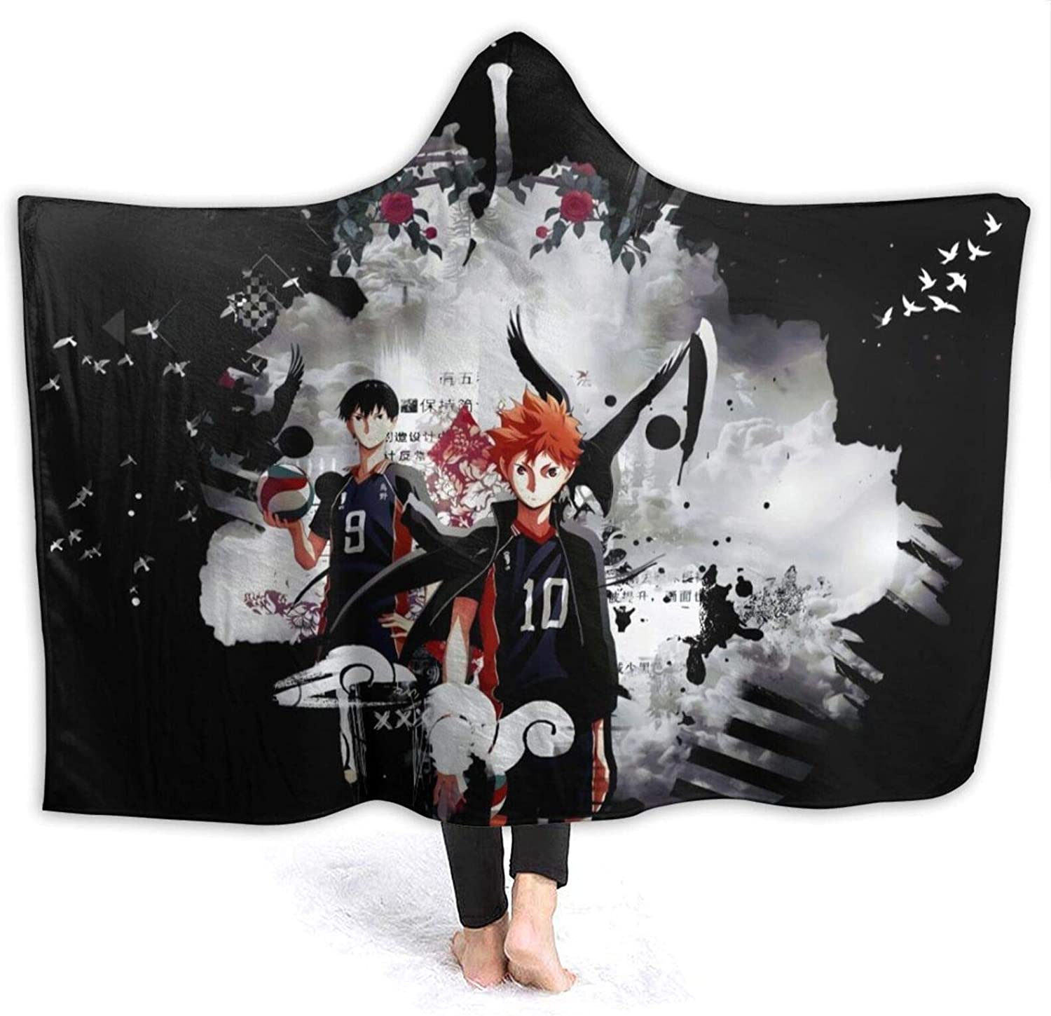 Anime Haikyuu!! Hooded Blankets - Wearable Hood Poncho