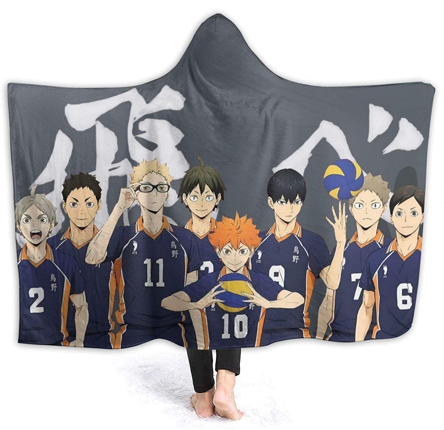 Anime Haikyuu!! Poster Wrinkle Resistant Fleece Throws Blanket