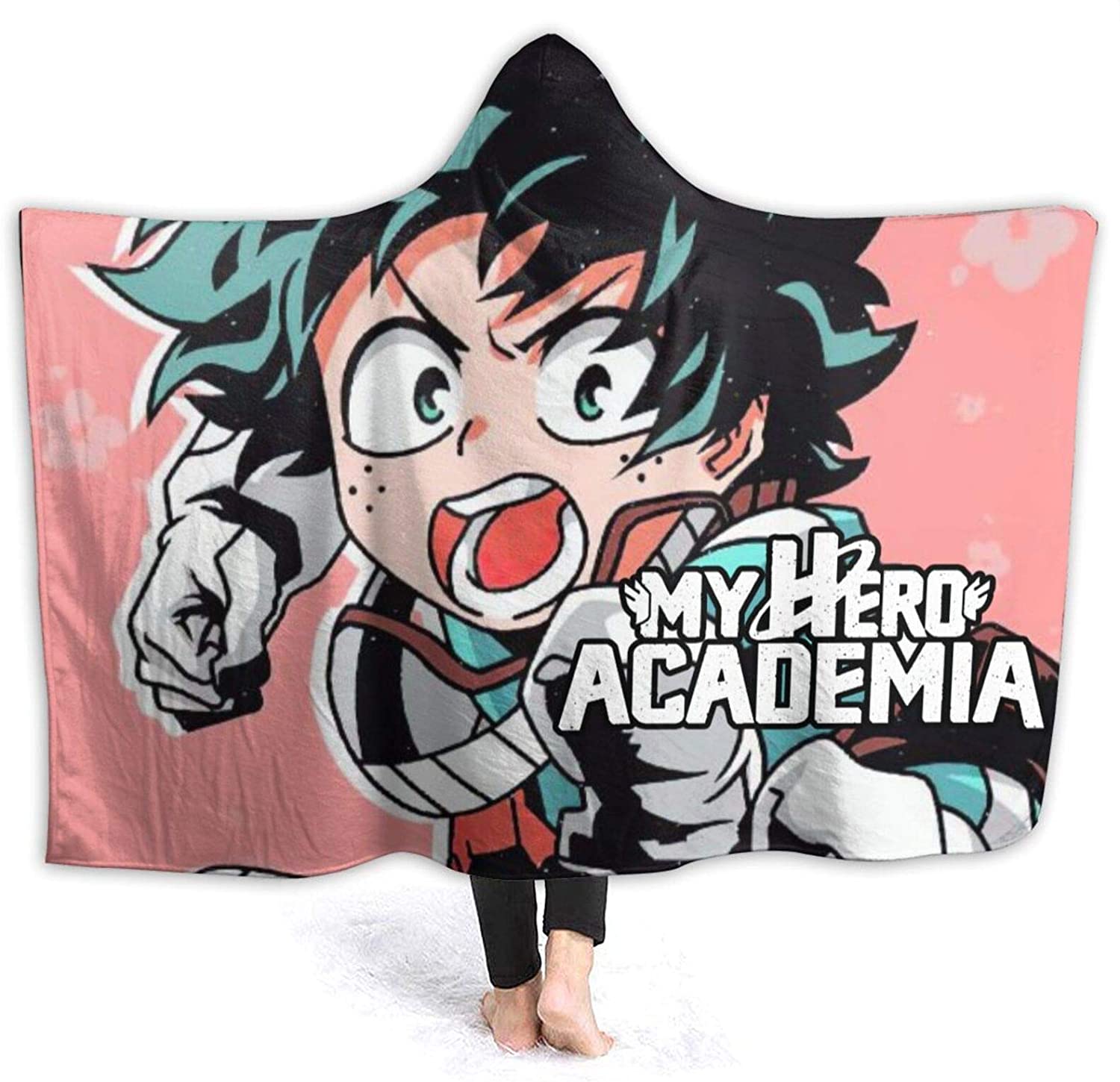 Anime My Hero Academia Blanket - Hooded Flannel Blankets