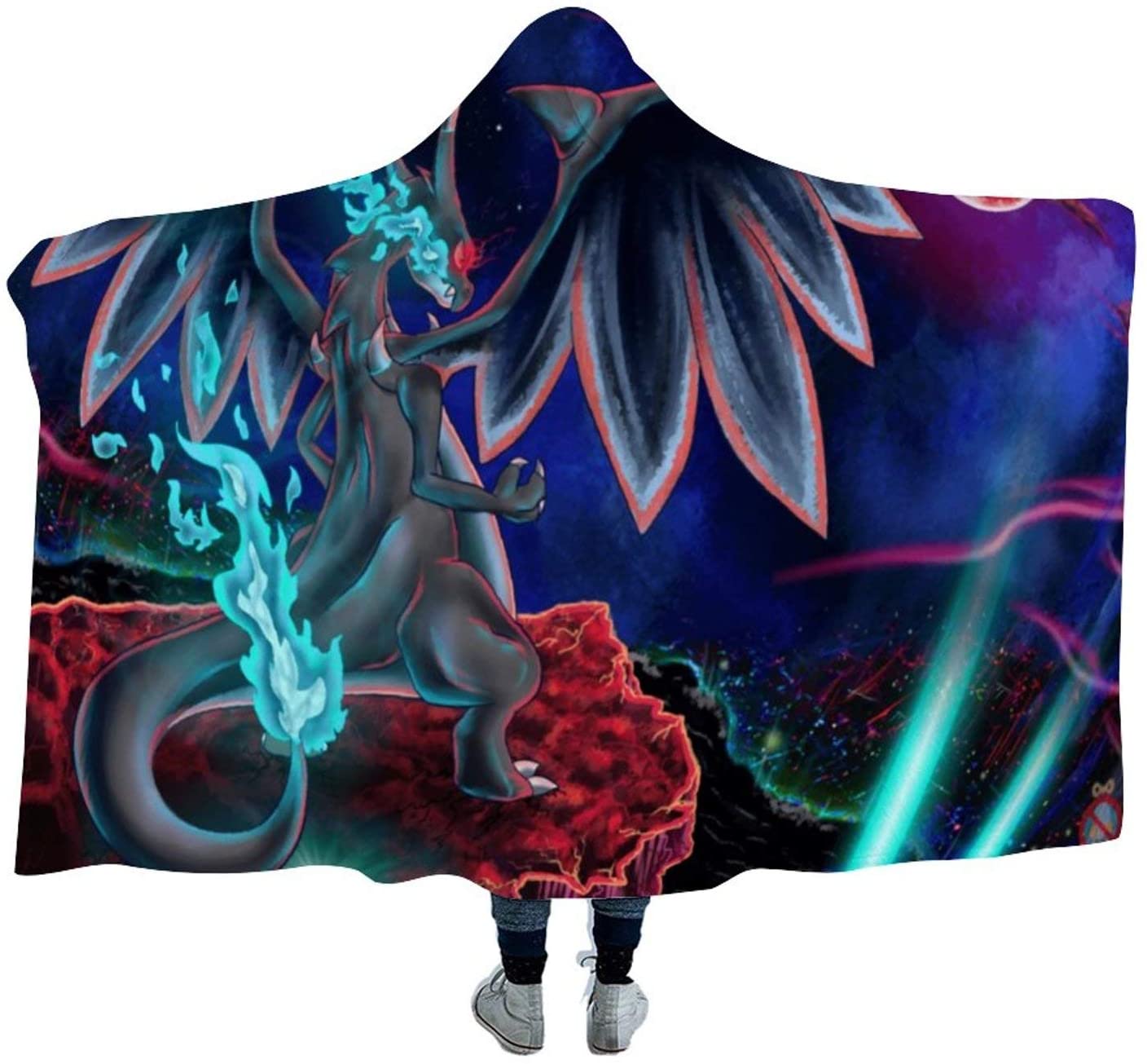 Anime Pokemon Blankets - Mystery Dungeon Hooded Blankets