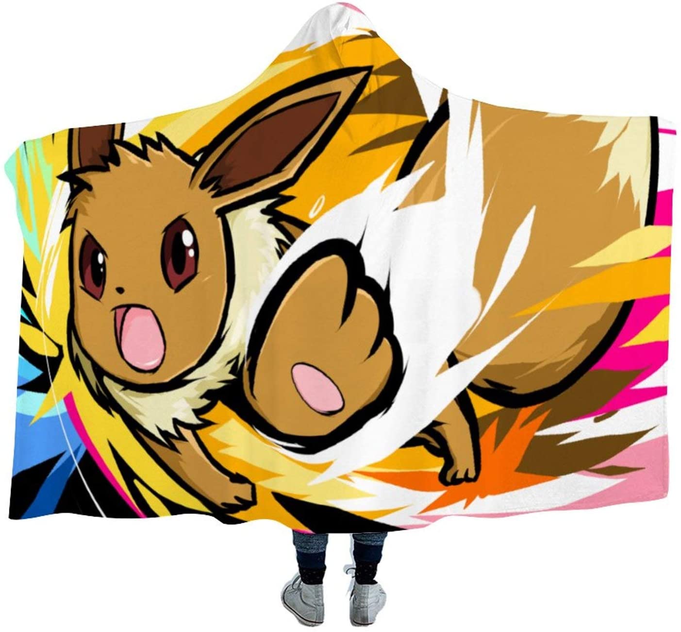 Anime Pokemon Hooded Blankets - Mystery Dungeon Blankets 1 Anime Pokemon Hooded Blankets - Mystery Dungeon Blankets