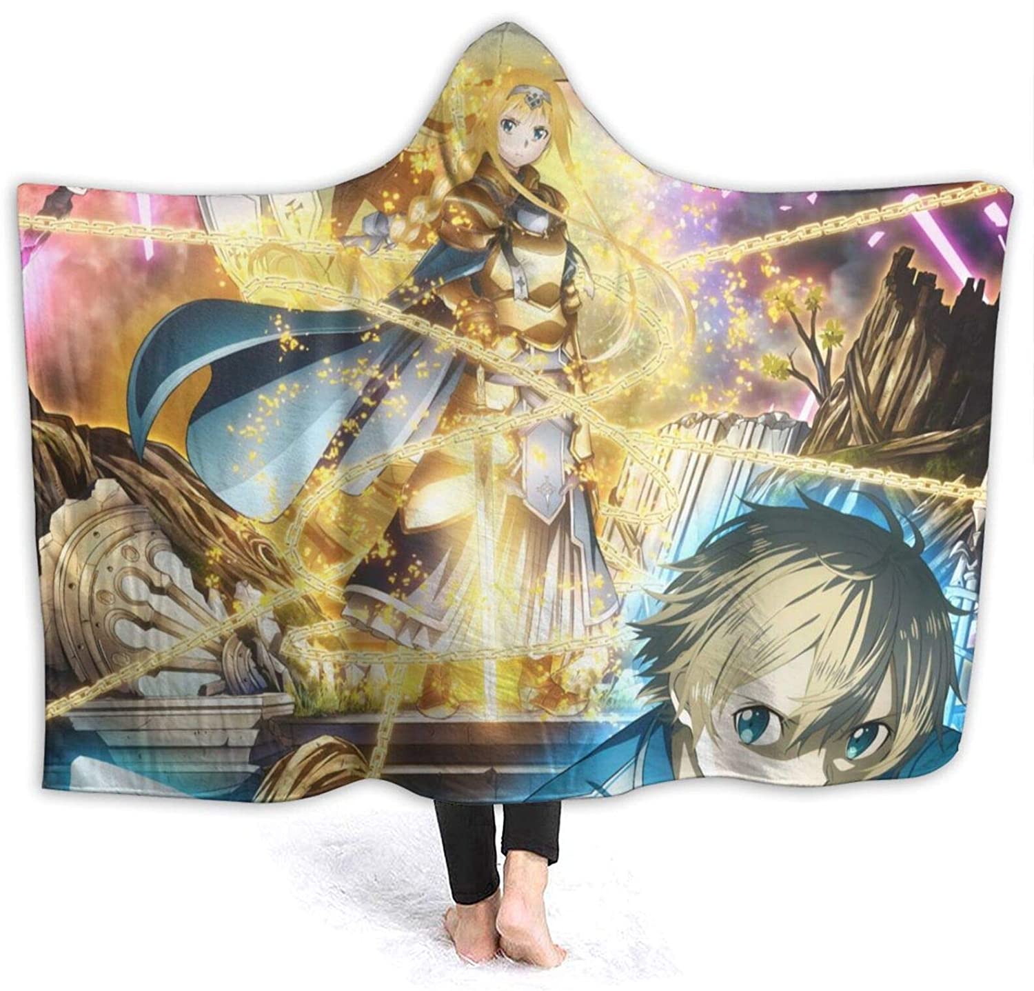 Anime Sword Art Online Blanket - Printed Fleece Flannel Blanket