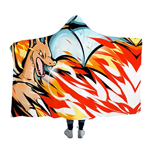 Anime Winter Blankets - Pokemon Travel Throw Poncho Blankets
