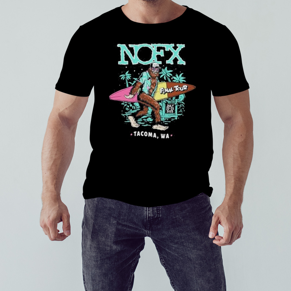 NOFX July 22 & 23, 2023 Tacoma, WA Tour Shirt