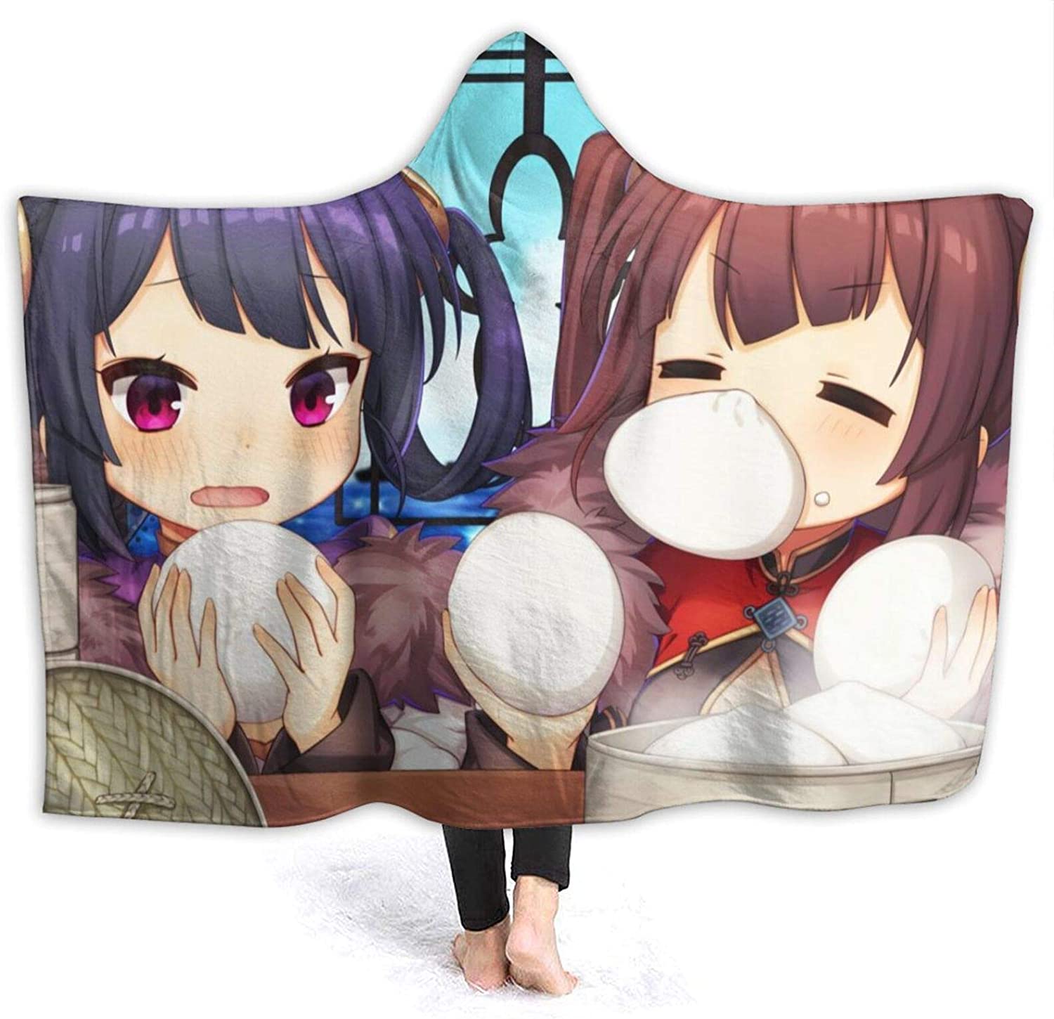 Azur Lane Hooded Blanket - Anime Flannel Warm Blanket