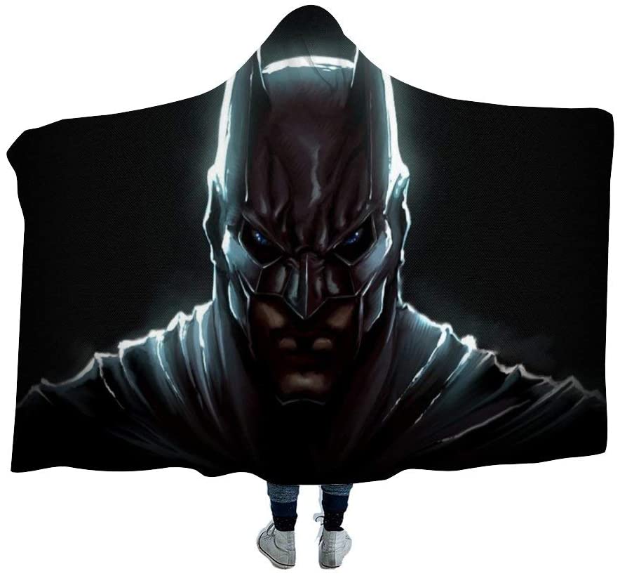 Batman Hooded Blanket - Arctic Velvet Soft Warm Throw Blanket