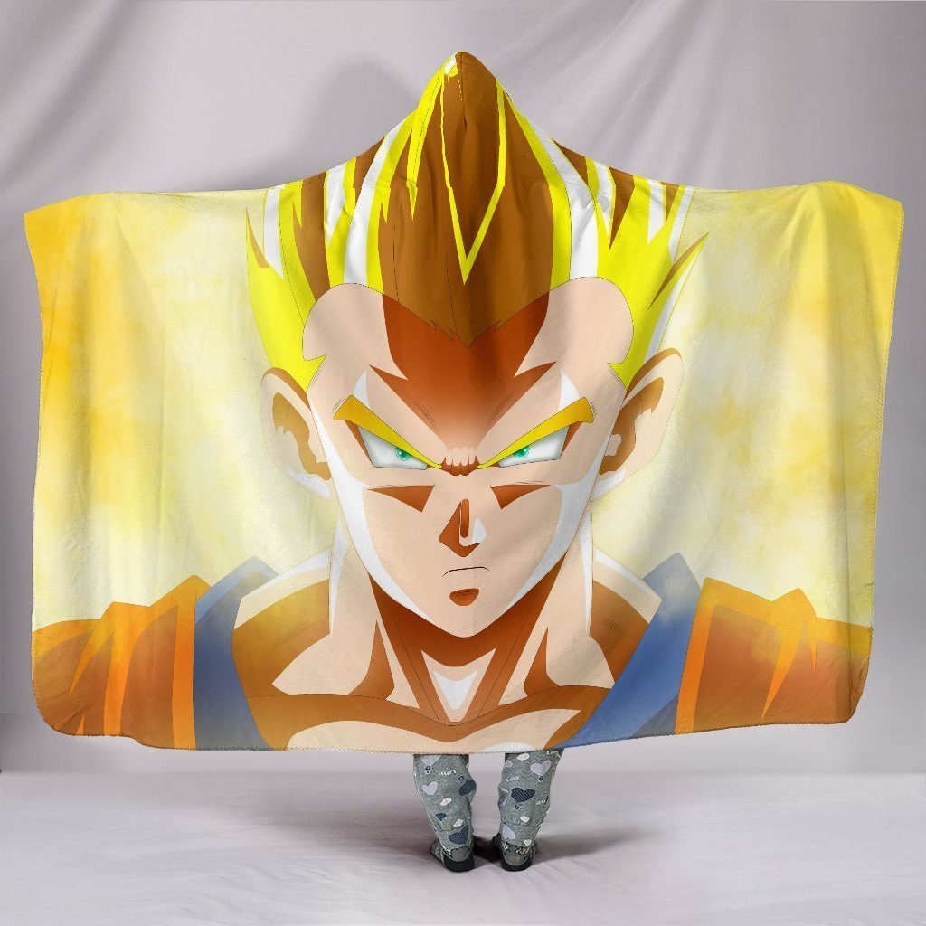 Dragon Ball Gohan Hooded Blanket - Super Saiyan Yellow Blanket