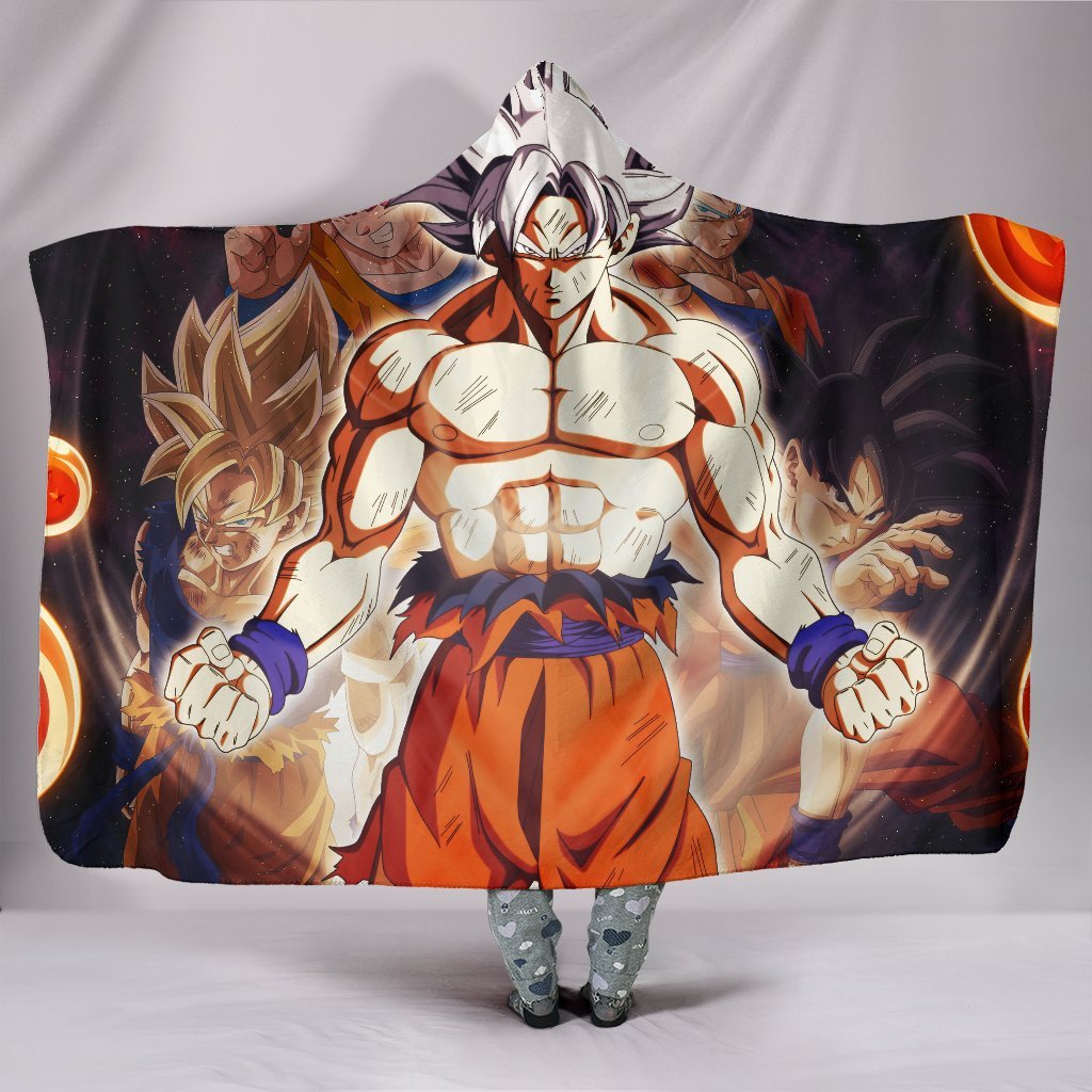 Dragon Ball Goku Hooded Blanket - Outbreak Power Blanket