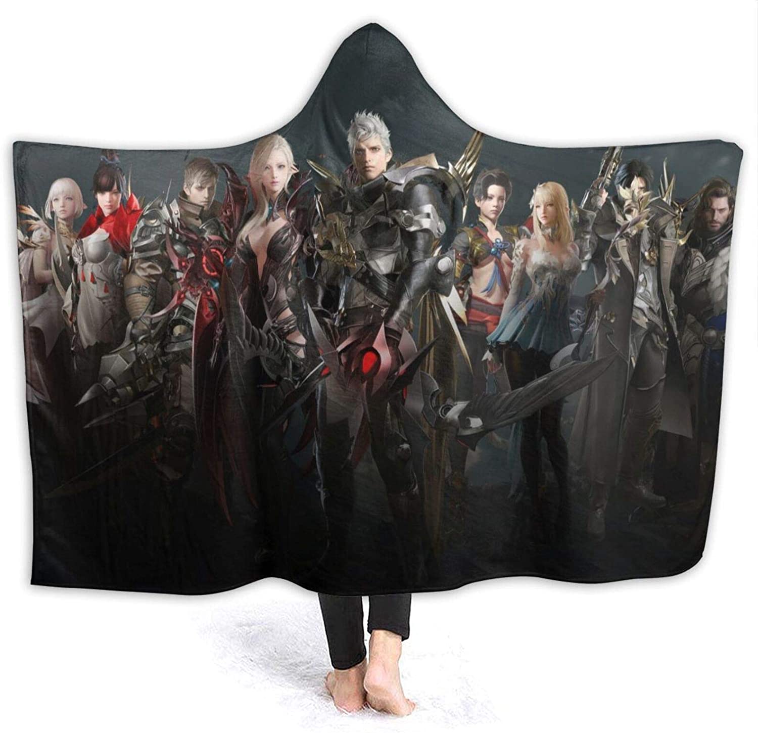 Final Fantasy Warm Throw Blanket - Fleece Flannel Winter Hooded Blanket