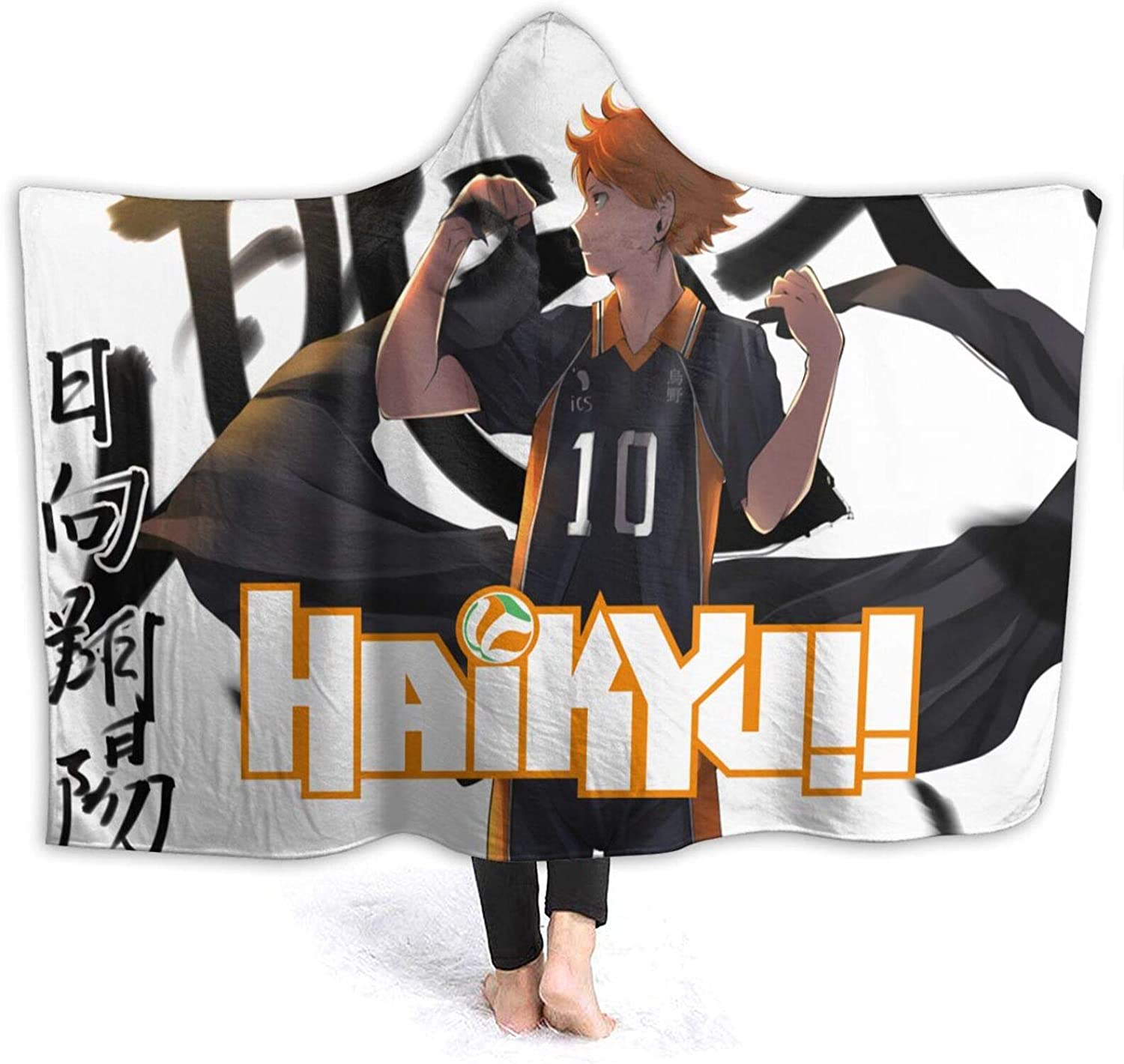 Haikyuu Blankets - Anime Sherpa Fleece Throw Cape