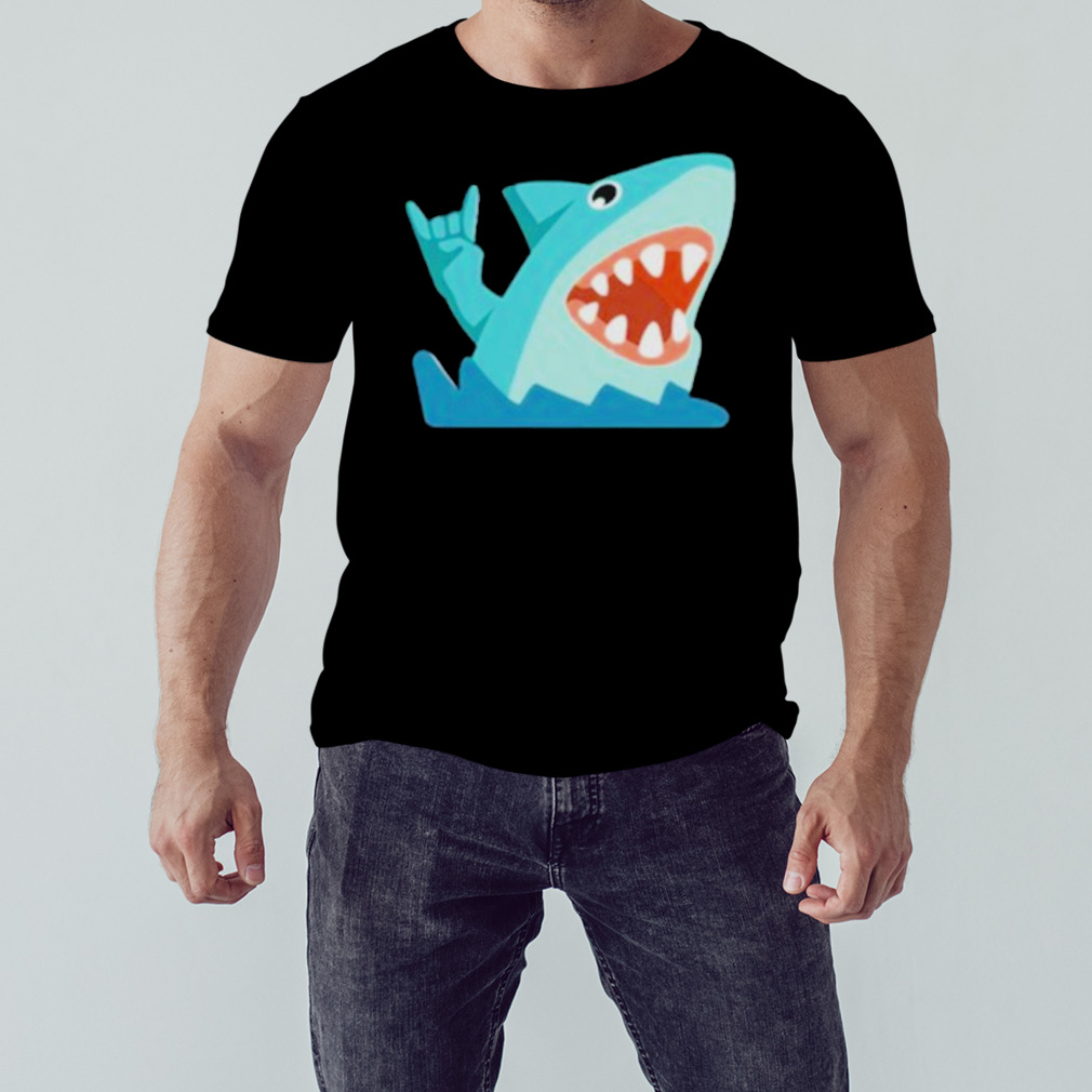Hashmojis Shark Devil Horns shirt