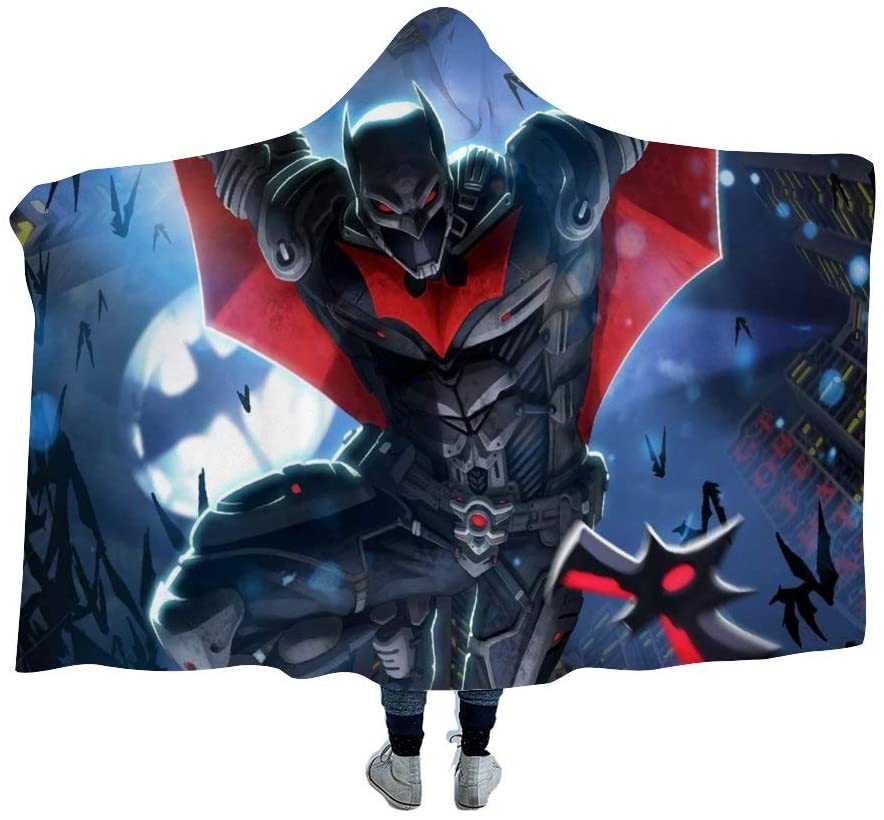 Hooded Blanket - Batman Velvet Warm Throw Blanket