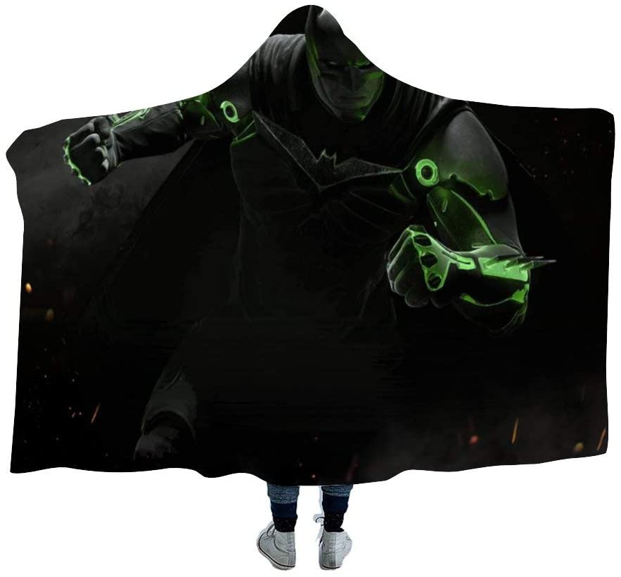 Hooded Blanket - Batman Velvet Wearable Super Soft Warm Throw Blanket