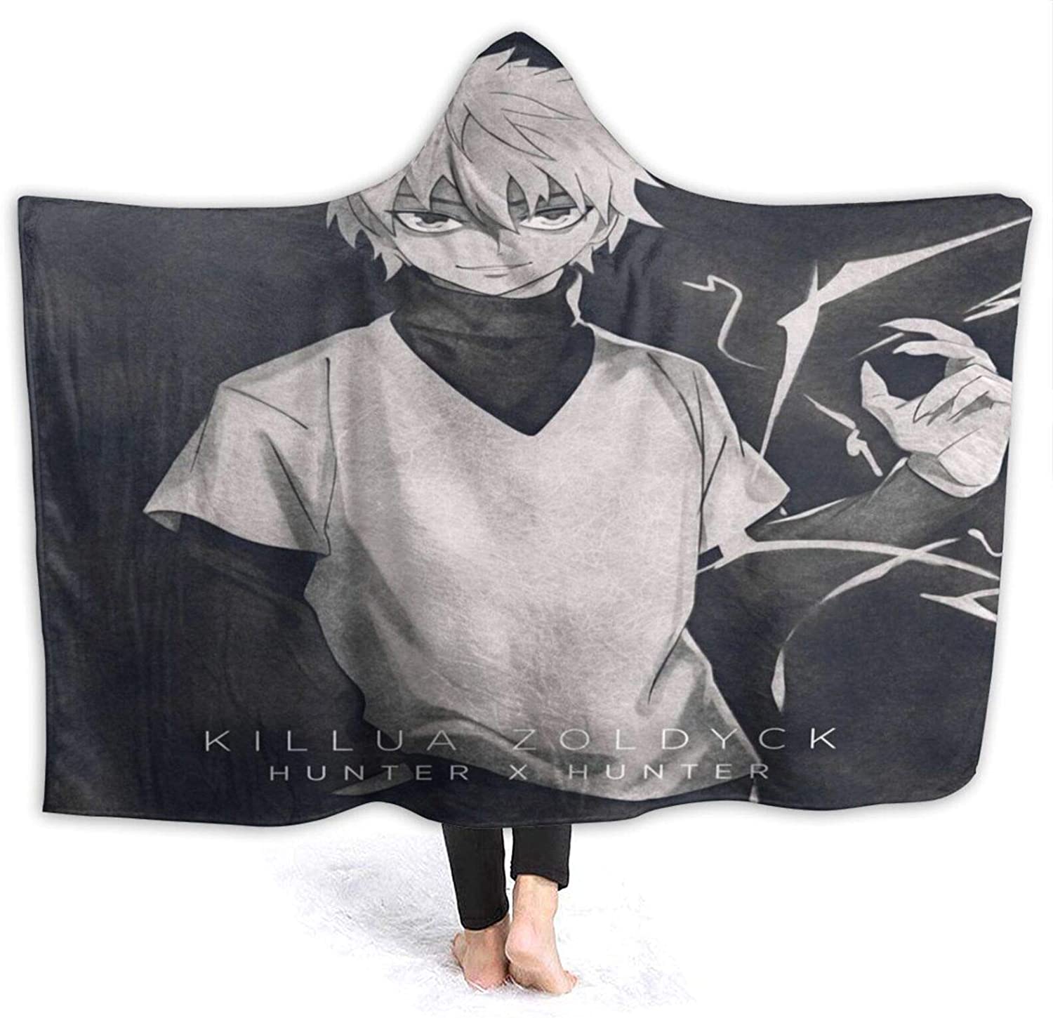 H-unter X H-unter Manga HXH Killua Zoldyck 3D Printed Hooded Blanket