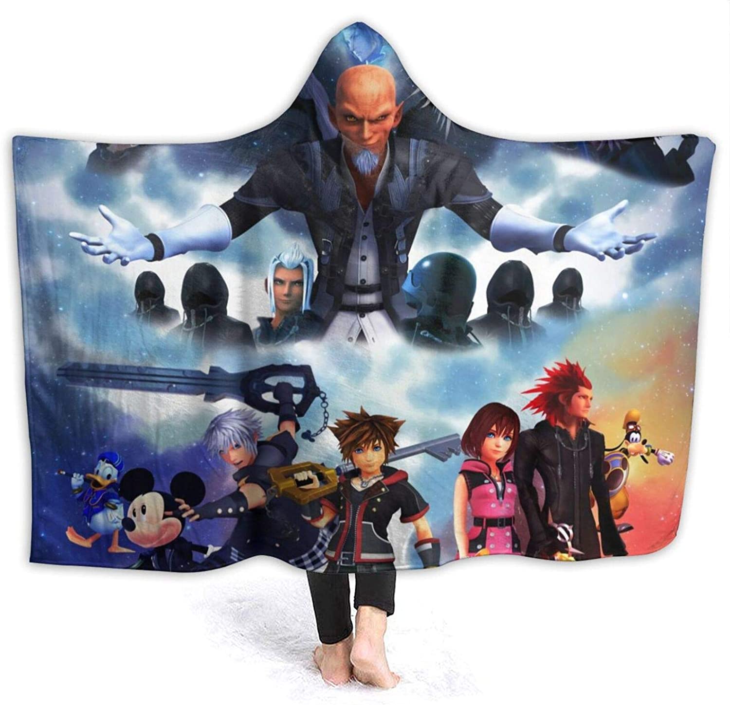 Kingdom-Hearts Blanket - Soft Flannel for Bed Sofa Lightweight Blanket