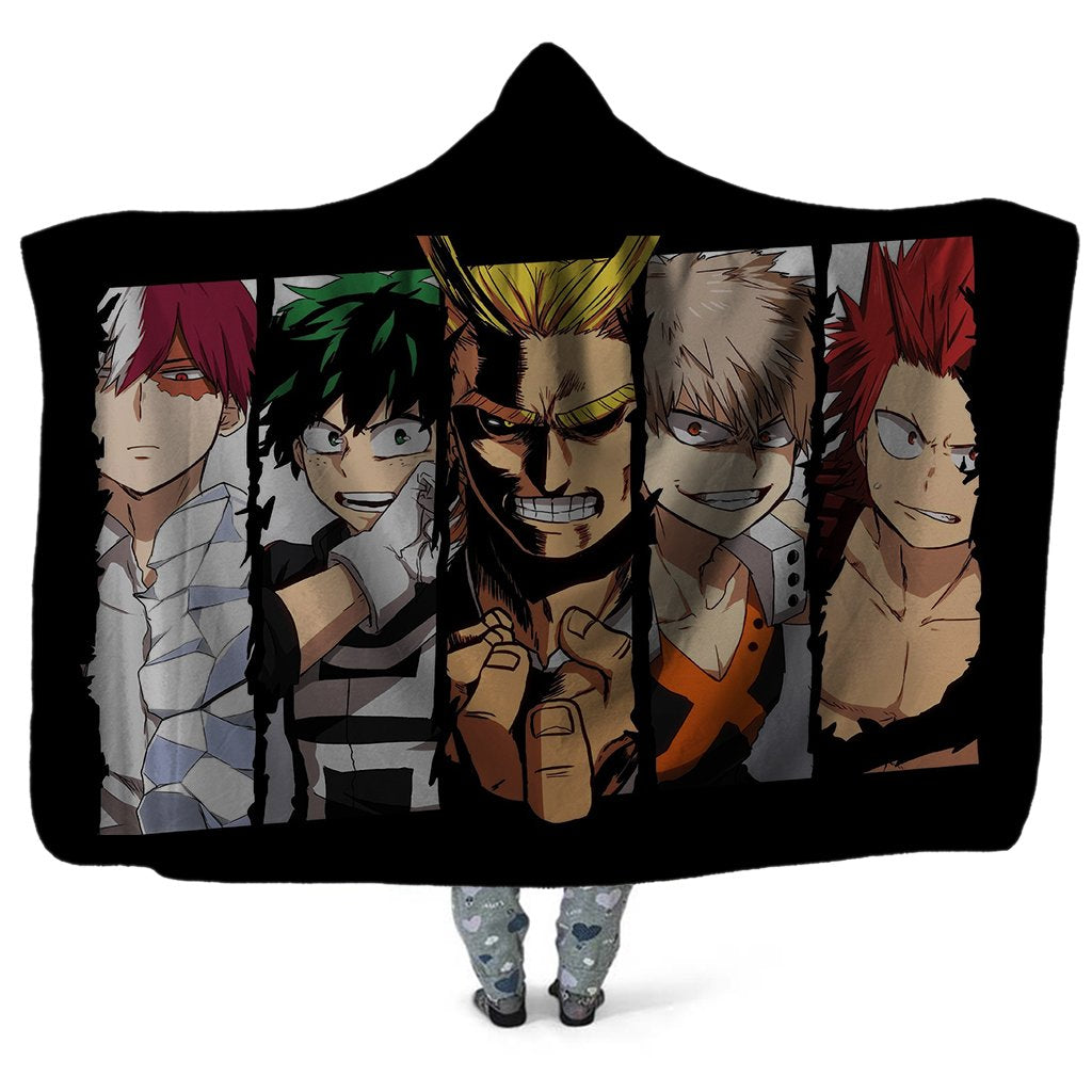 My Hero Academia Characters Boku no Hero Academia Hooded Blanket