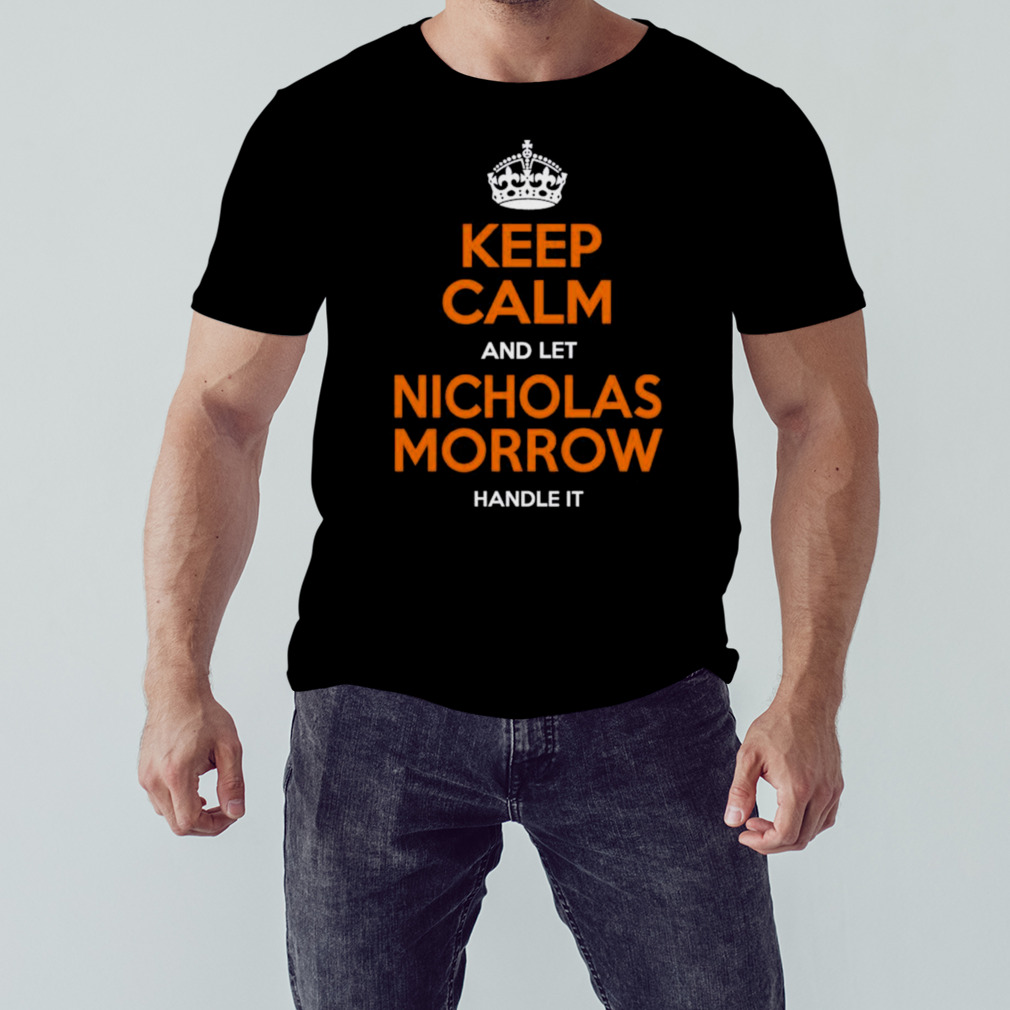 Nicholas Morrow Keep Calm Chicago Football Fan Shirt