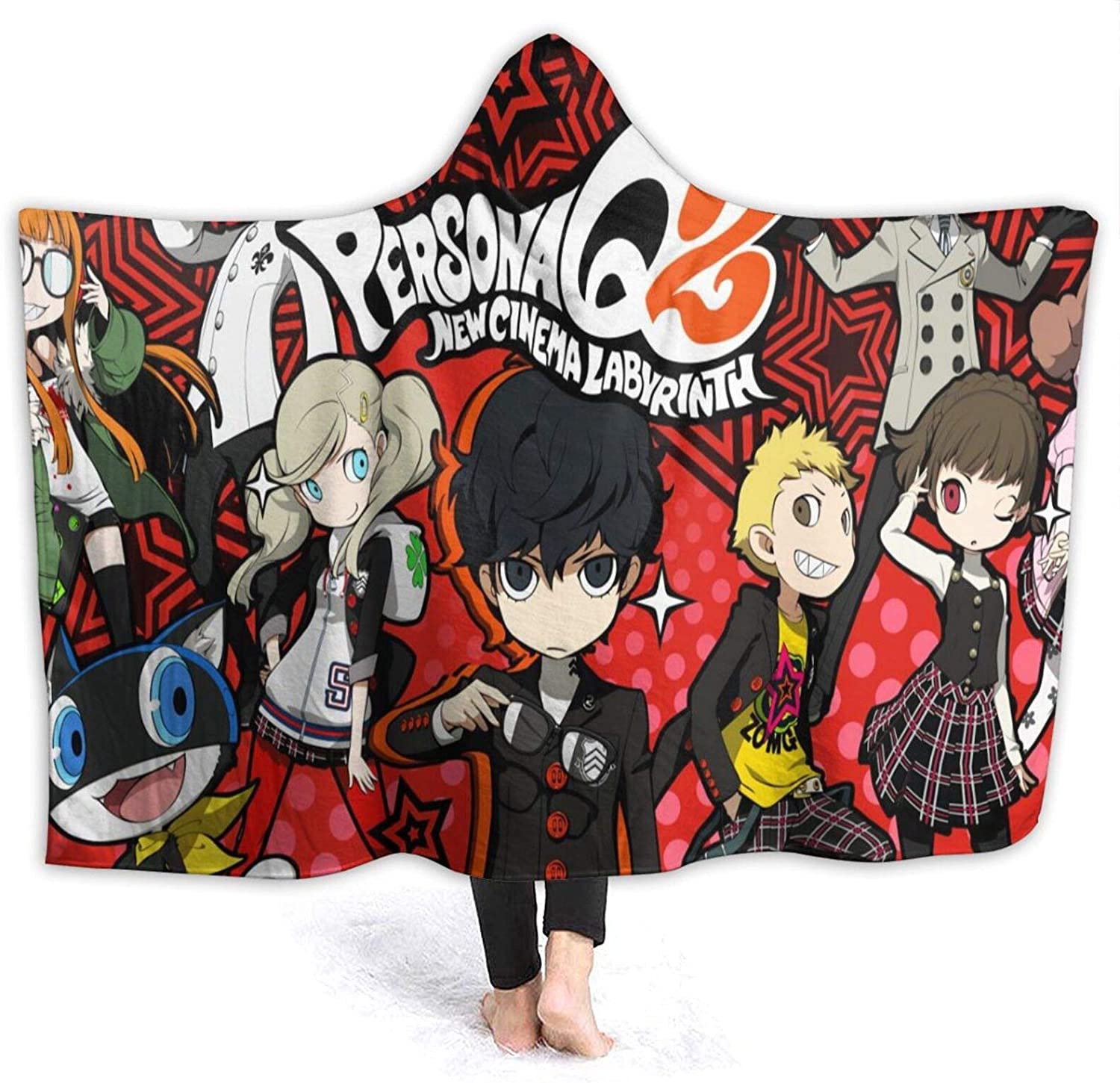 Persona  Flannel Hooded Blanket - Anime Blanket