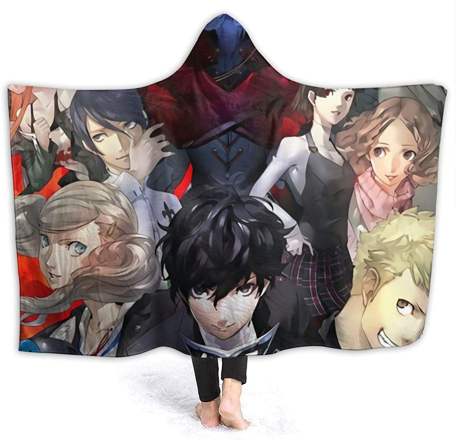 Persona 5 Warm Hooded Blanket - Flannel Blanket