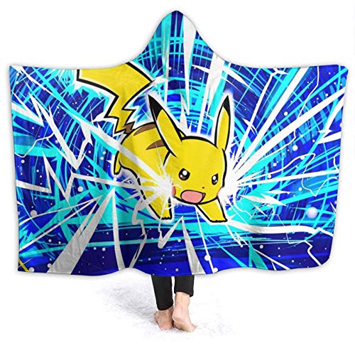 Pokemon Wearable Throw Hooded Blanket