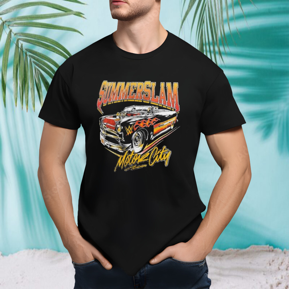 SummerSlam 2023 Hot Rod Motor City T-Shirt