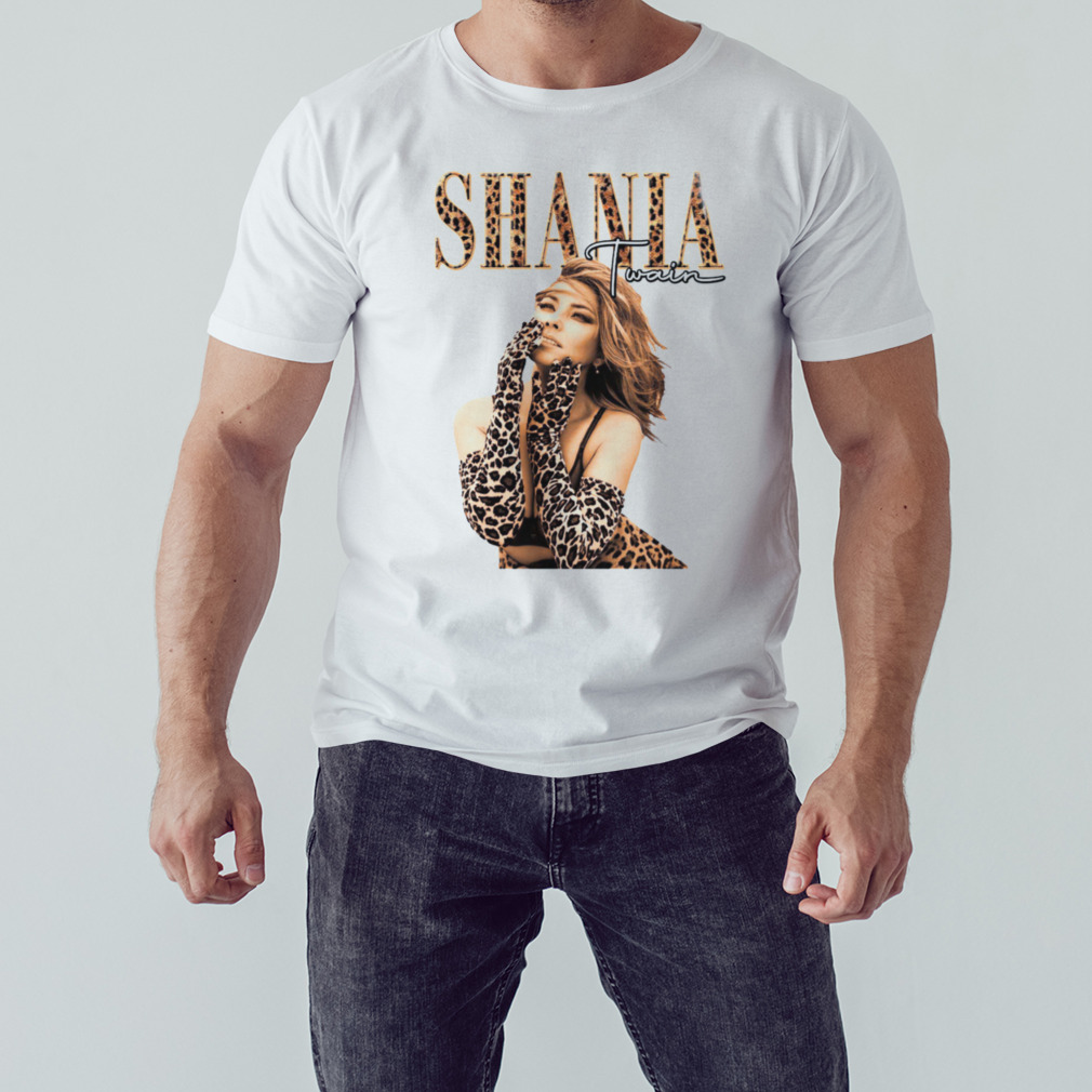 Vintage Shania Twain Raised On Contry Music Tee Shirt