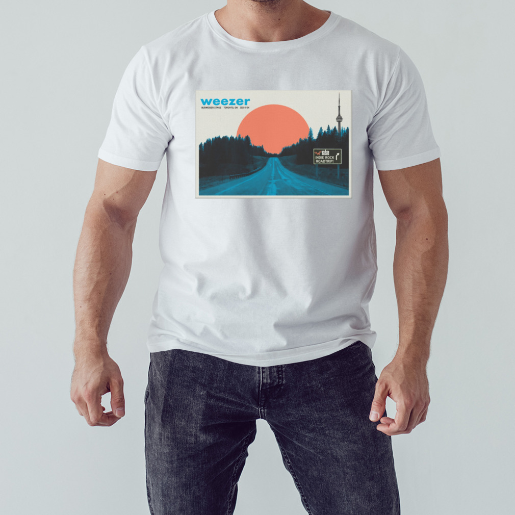 Weezer july 4 budweiser Toronto ON art poster design t-shirt