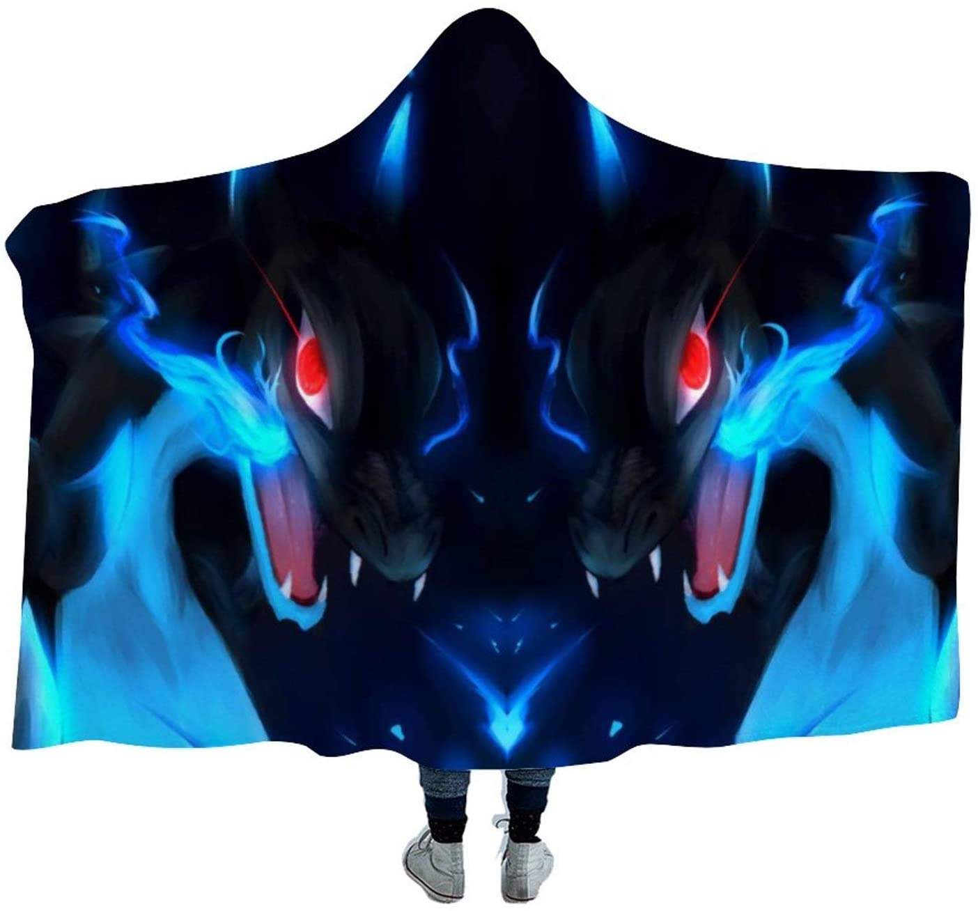 Winter Hooded Blankets - Pokemon Throw Poncho Blankets